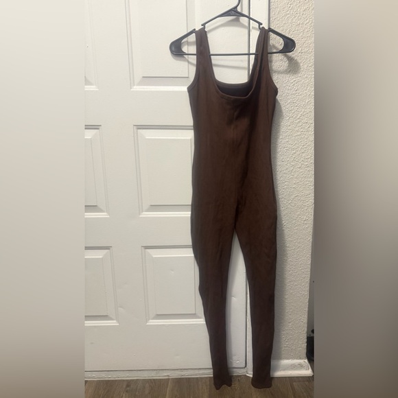 Fashion Nova Brown Snatched Jumpsuit - Picture 6 of 6